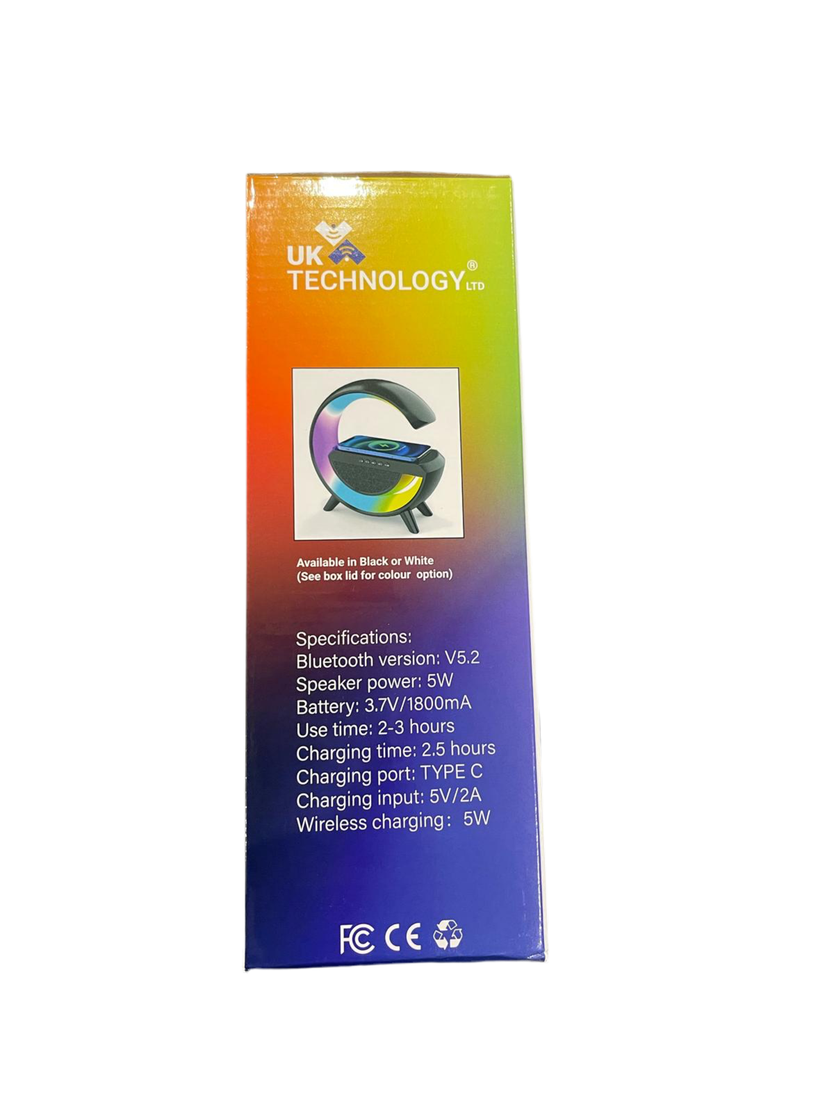 UK Technology The G-Lamp - 3 in 1 Wireless Charger, Speaker, and LED Lamp 1