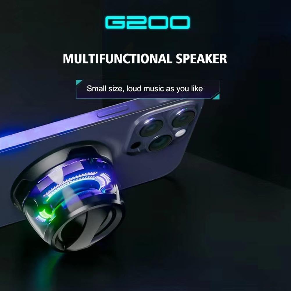 G200 Mobile Magnetic Speaker - Powerful Bass, RGB Lights, Portable Bluetooth Speaker