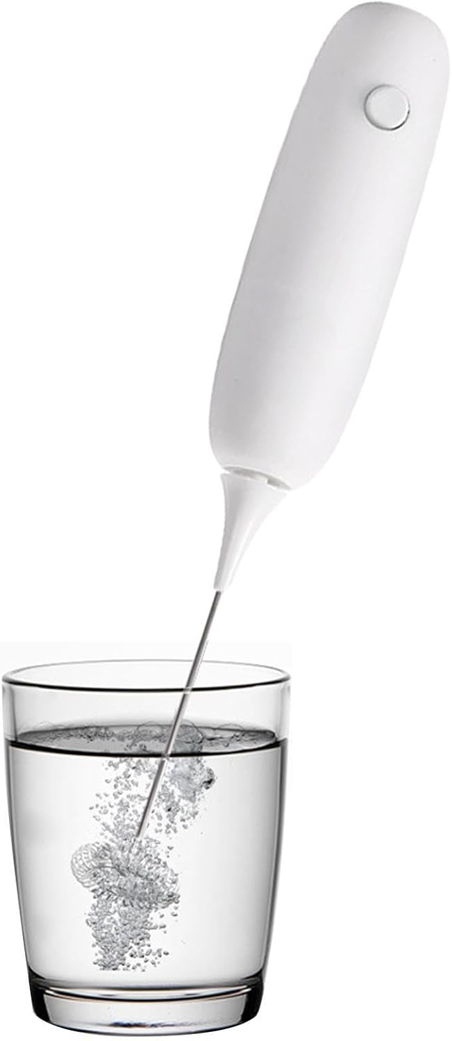 Electric Handheld Milk Frother - Battery Operated Foam Maker for Coffee, Latte, Cappuccino