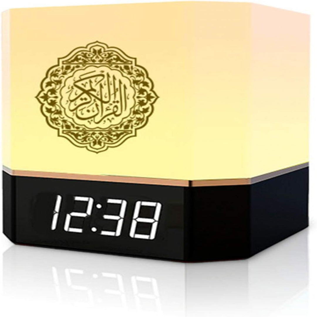 Quran Speaker Smart Touch Lamp Bluetooth Speaker with APP Control, Clock, Remote Controller, Portable LED Bluetooth Touch Cube FM MP3 Music Player Night Light Rechargeable