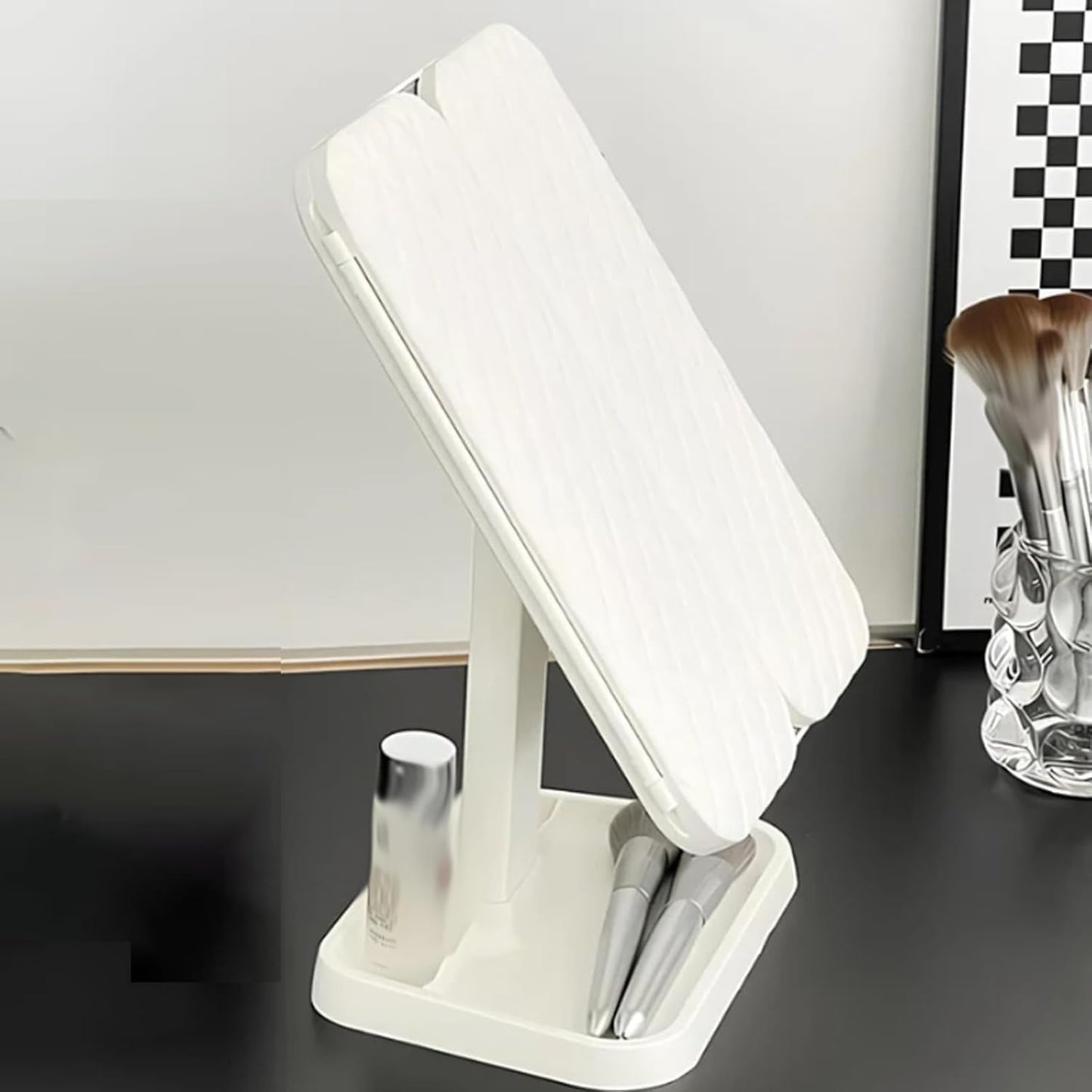 Glisera Smart Makeup Mirror - Vanity and Travel Mirror (White)
