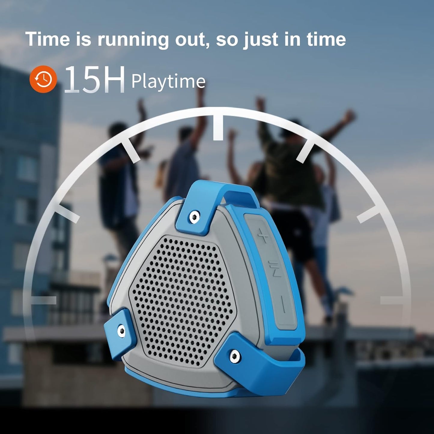 Heysong IP67 Waterproof Speaker - Portable Bluetooth Speaker (Model No: A3)