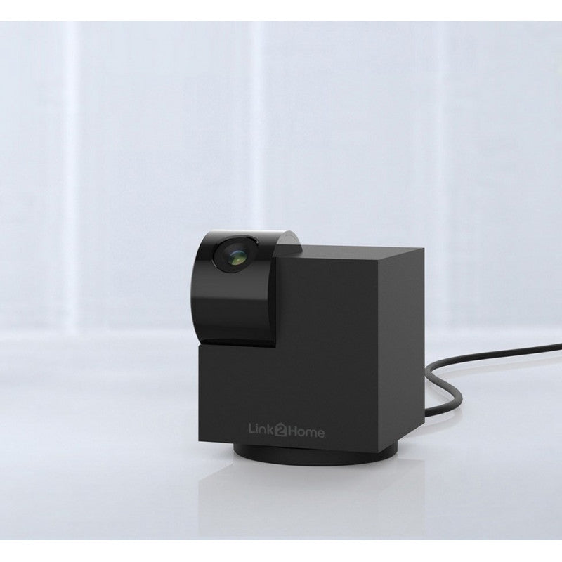 Link2Home Smart Square Pan & Tilt Indoor Camera - 1080p HD with Night Vision & 2-Way Audio