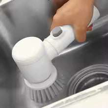 Cordless Electric Spin Scrubber - Magic Brush 5 Interchangeable Heads