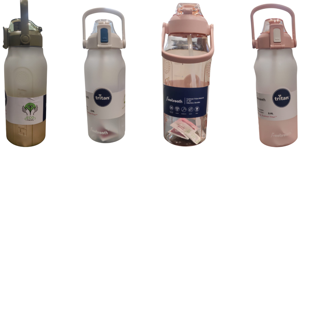 Assorted Reusable Water Bottles - Including Recycled Plastic & Tritan Options