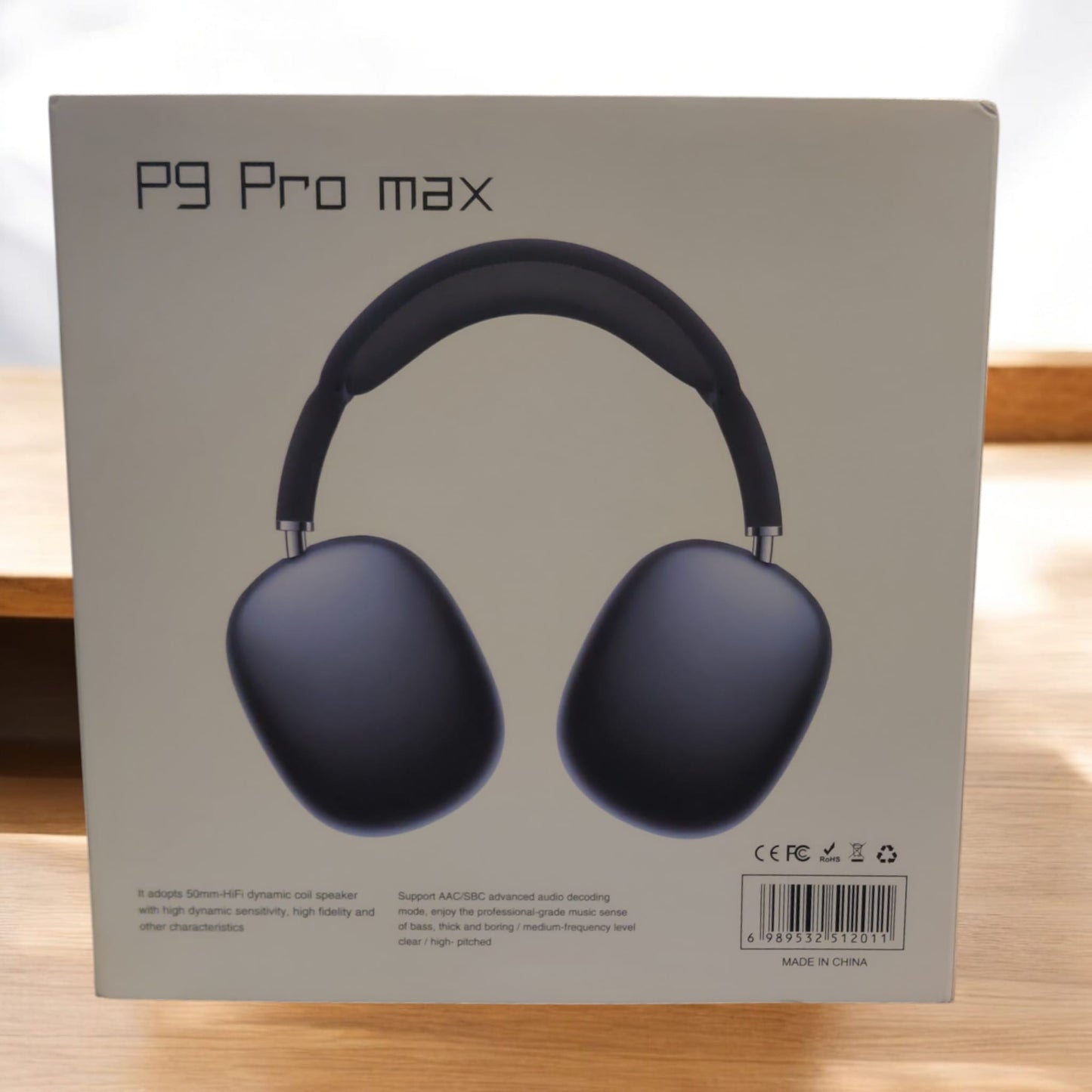 P9 Pro Max Replica Wireless Over-Ear Headphones