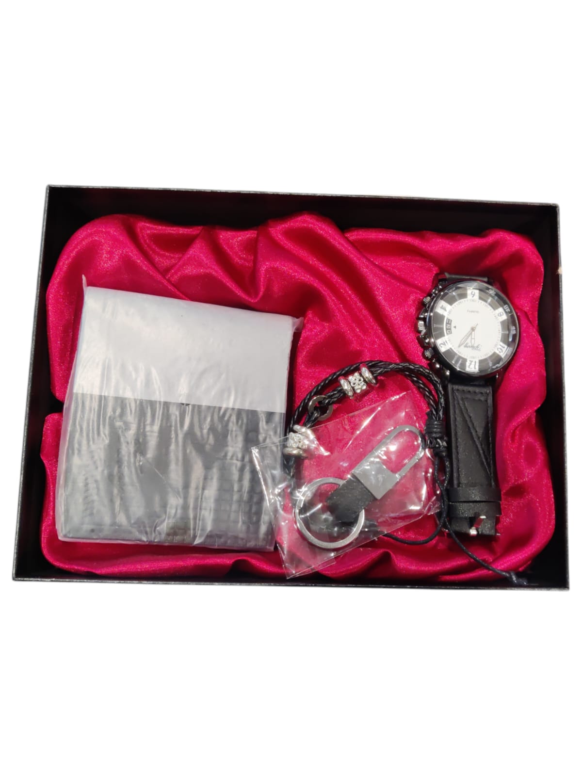 Men's Classic Accessory Gift Set - Watch, Belt, Wallet, Pen