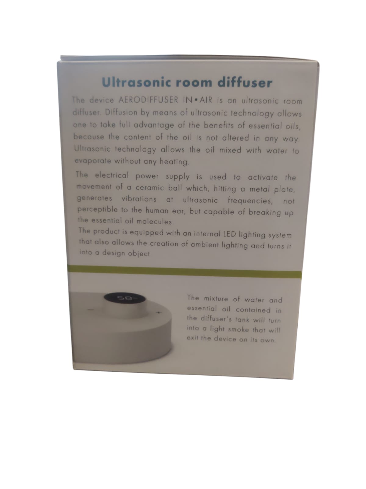 Aerodiffuser In Air Ultrasonic Room Diffuser