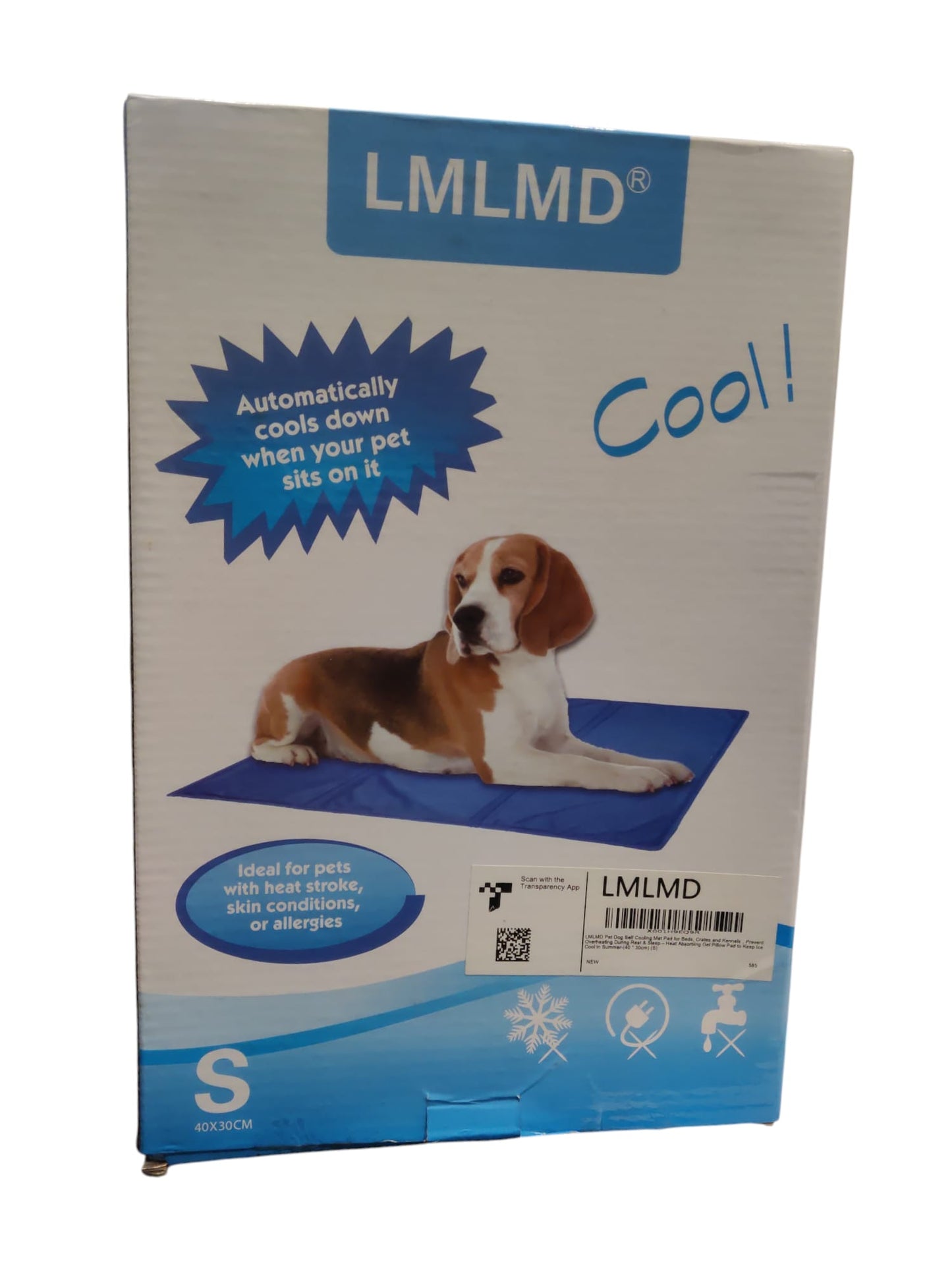 LMLMD Pet Cooling Mat (40x30cm) - Automatic Cooling for Heat Relief