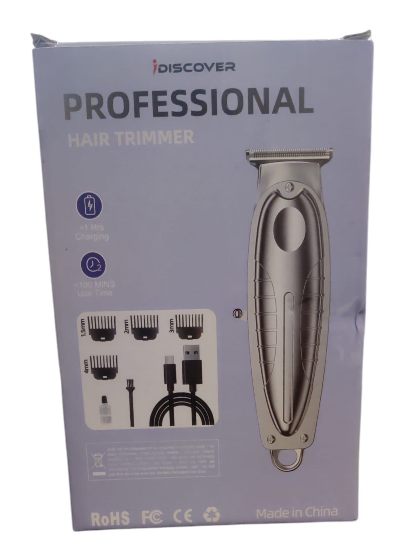 iDISCOVER Professional Hair Trimmer with Type-C Charging