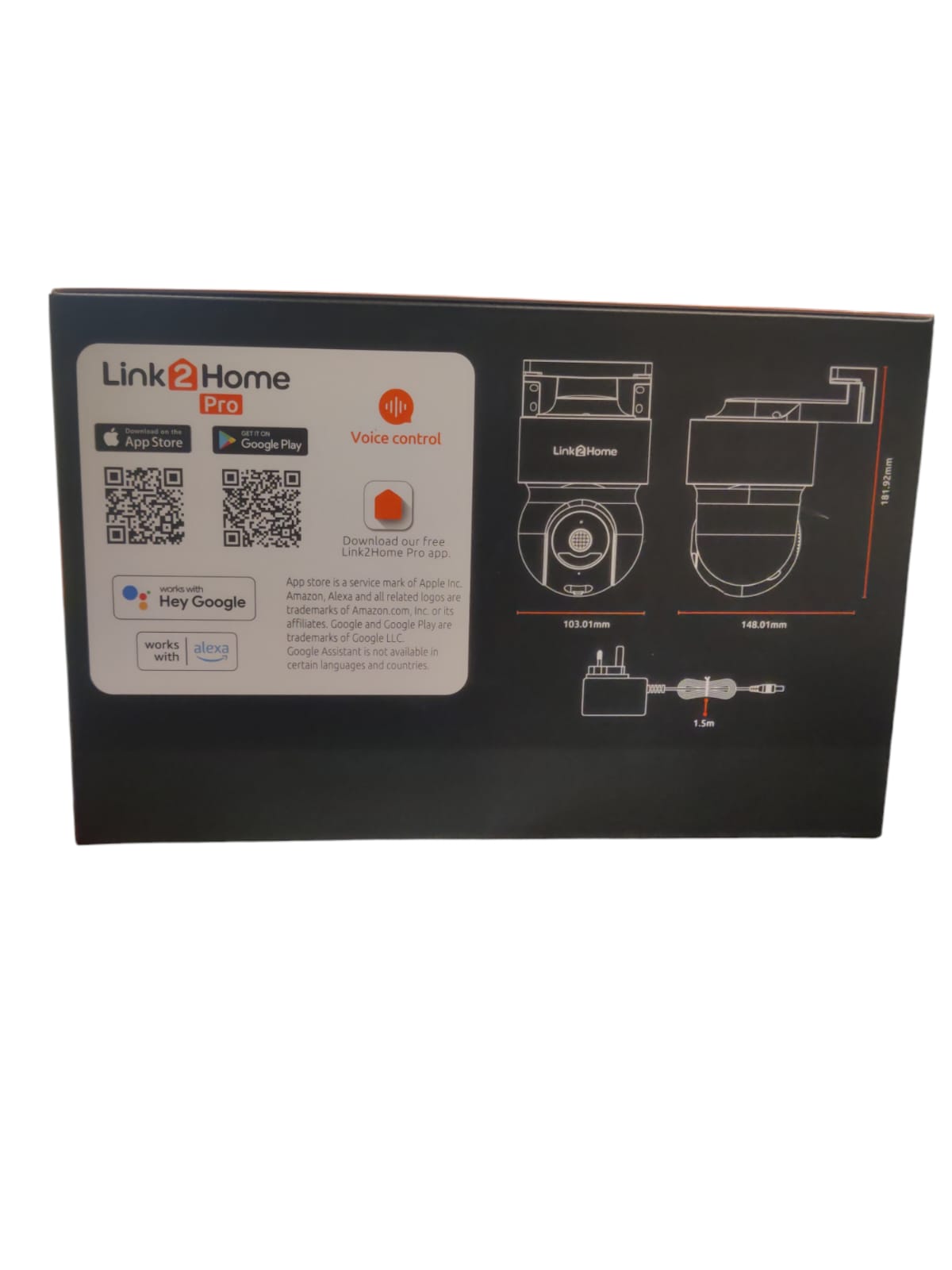 Link2Home Smart Auto-Tracking Full Colour Night Vision Outdoor Camera - Weatherproof