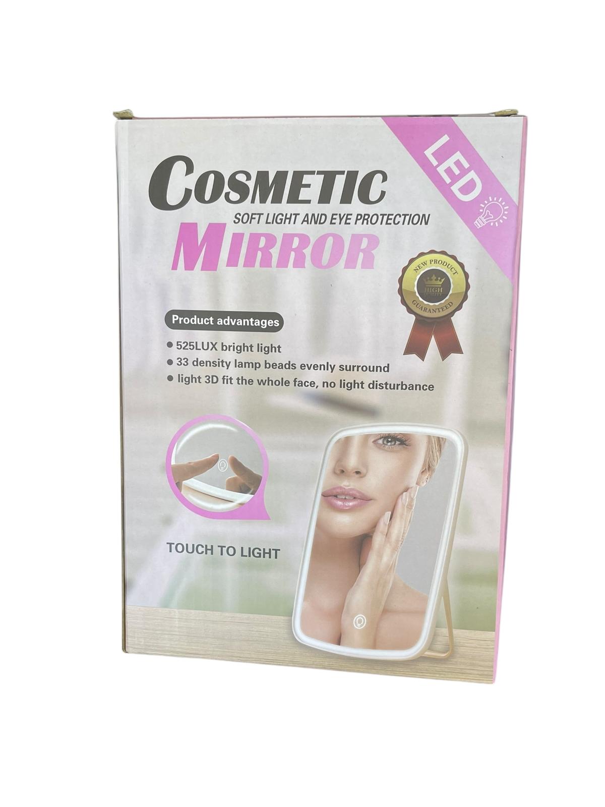 LED Cosmetic Mirror with Soft Light and Adjustable Brightness