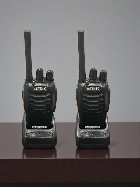 eSynic 2-Pack PMR446 Walkie Talkies - 16 Channel Two-Way Radios