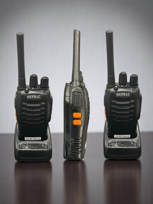 eSynic 2-Pack PMR446 Walkie Talkies - 16 Channel Two-Way Radios
