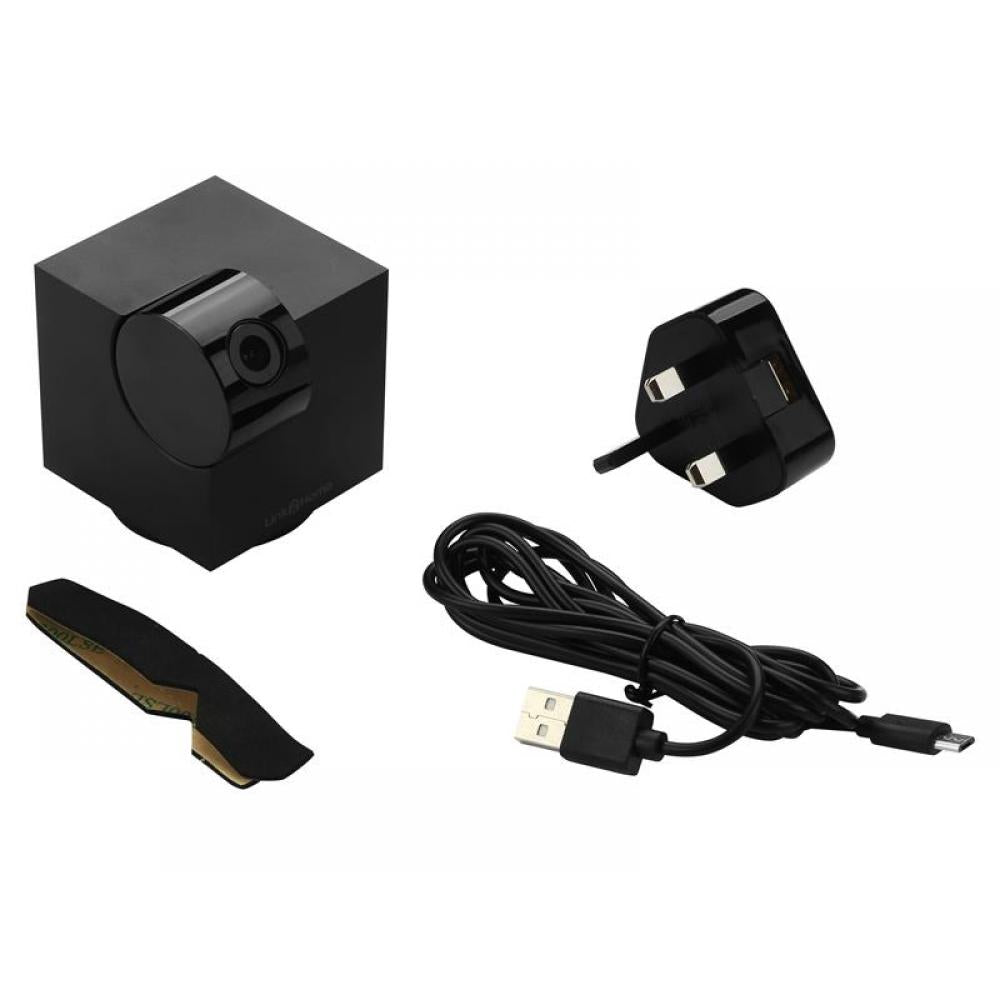 Link2Home Smart Square Pan & Tilt Indoor Camera - 1080p HD with Night Vision & 2-Way Audio