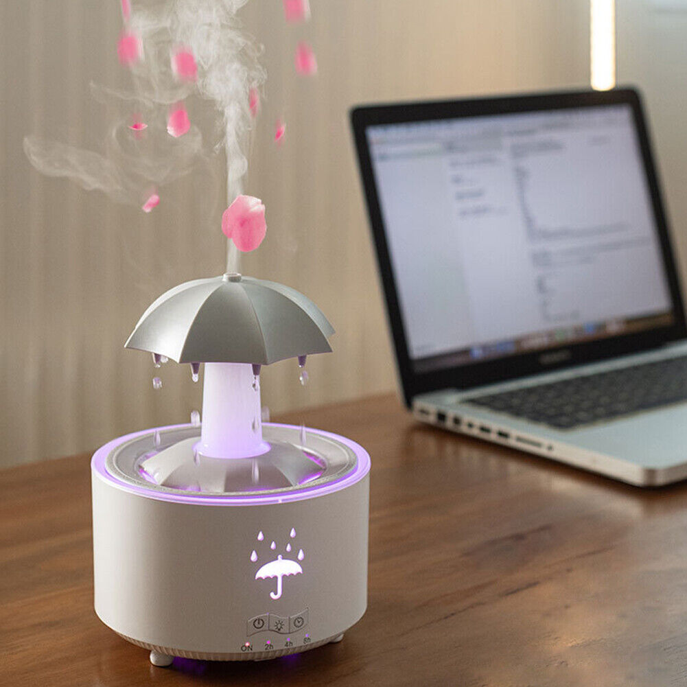 V88 Rotating Water Drop Aroma Diffuser - Relaxing Aromatherapy & Visual Ambiance
