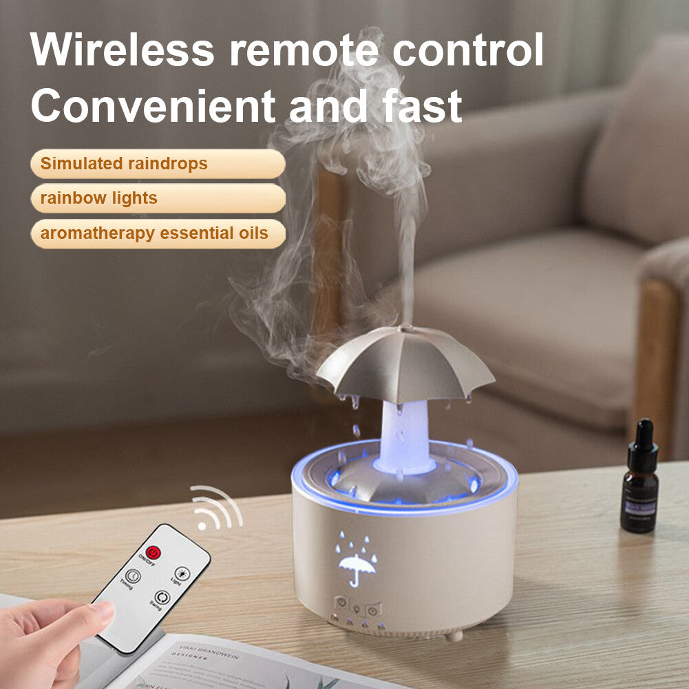 V88 Rotating Water Drop Aroma Diffuser - Relaxing Aromatherapy & Visual Ambiance
