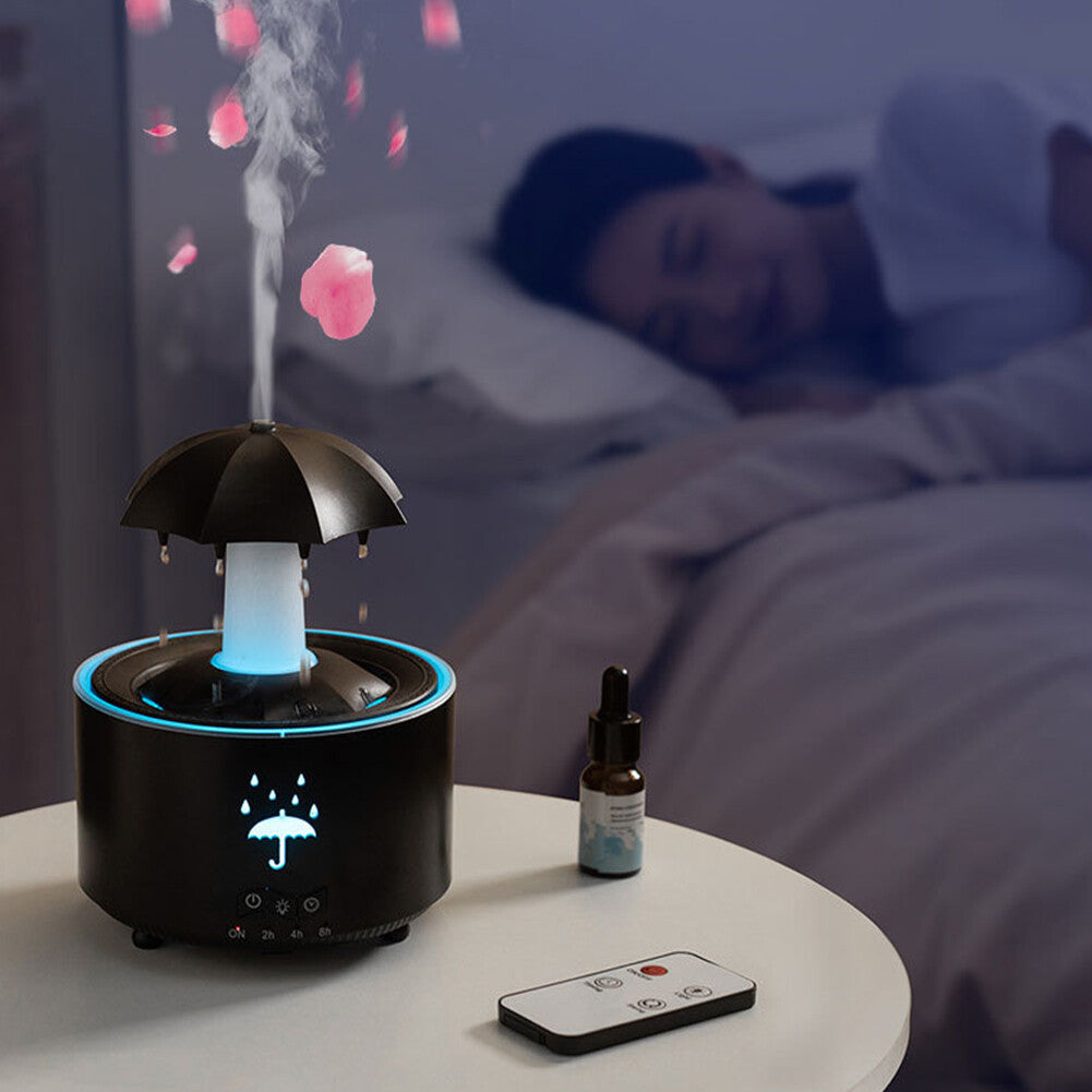 V88 Rotating Water Drop Aroma Diffuser - Relaxing Aromatherapy & Visual Ambiance