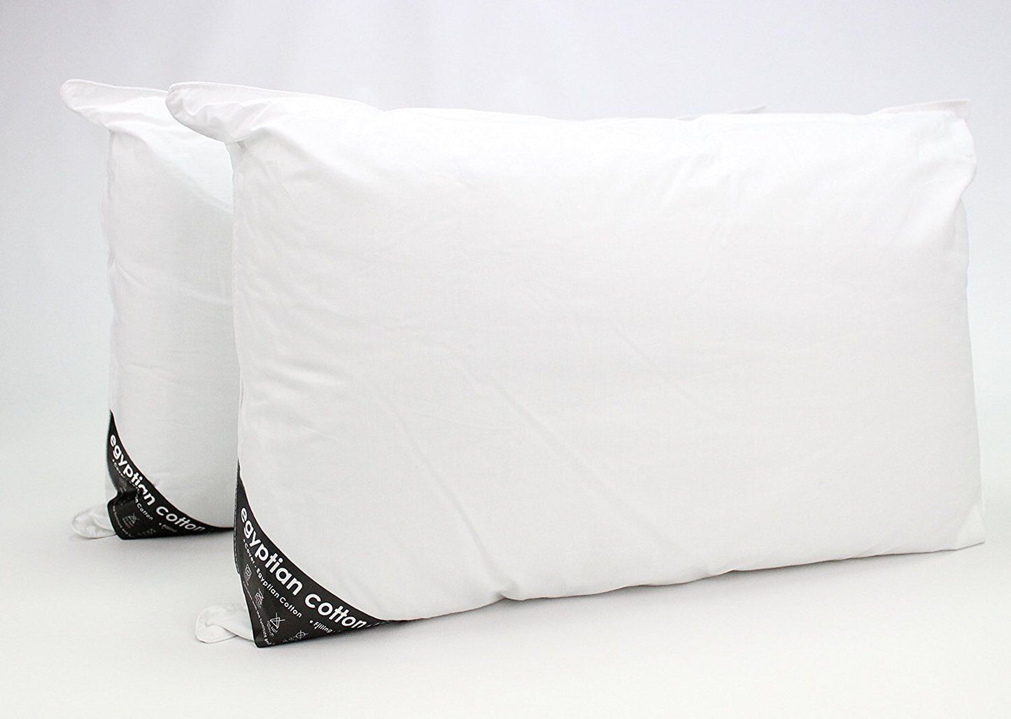 Egyptian Cotton Pillow Pair for Luxurious Comfort