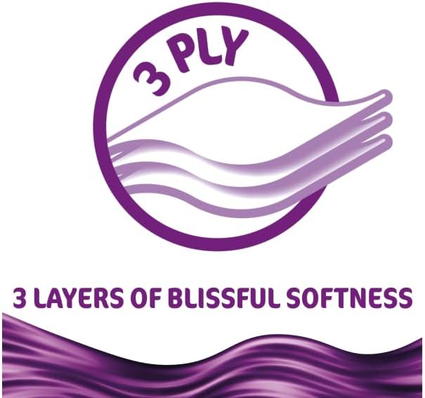 Bliss Quilted 3-Ply Luxury Bathroom Tissue - 9 Rolls