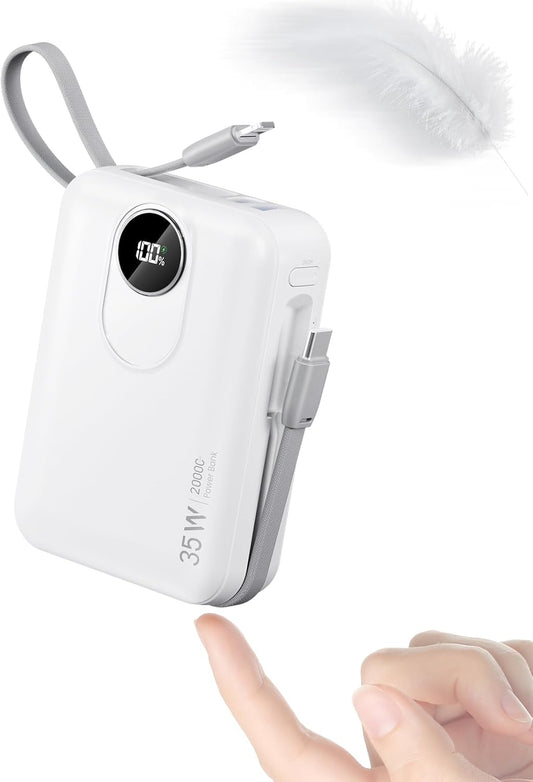 T9 Mini 10000mAh Power Bank with LED Digital Display & 22.5W Fast Charging