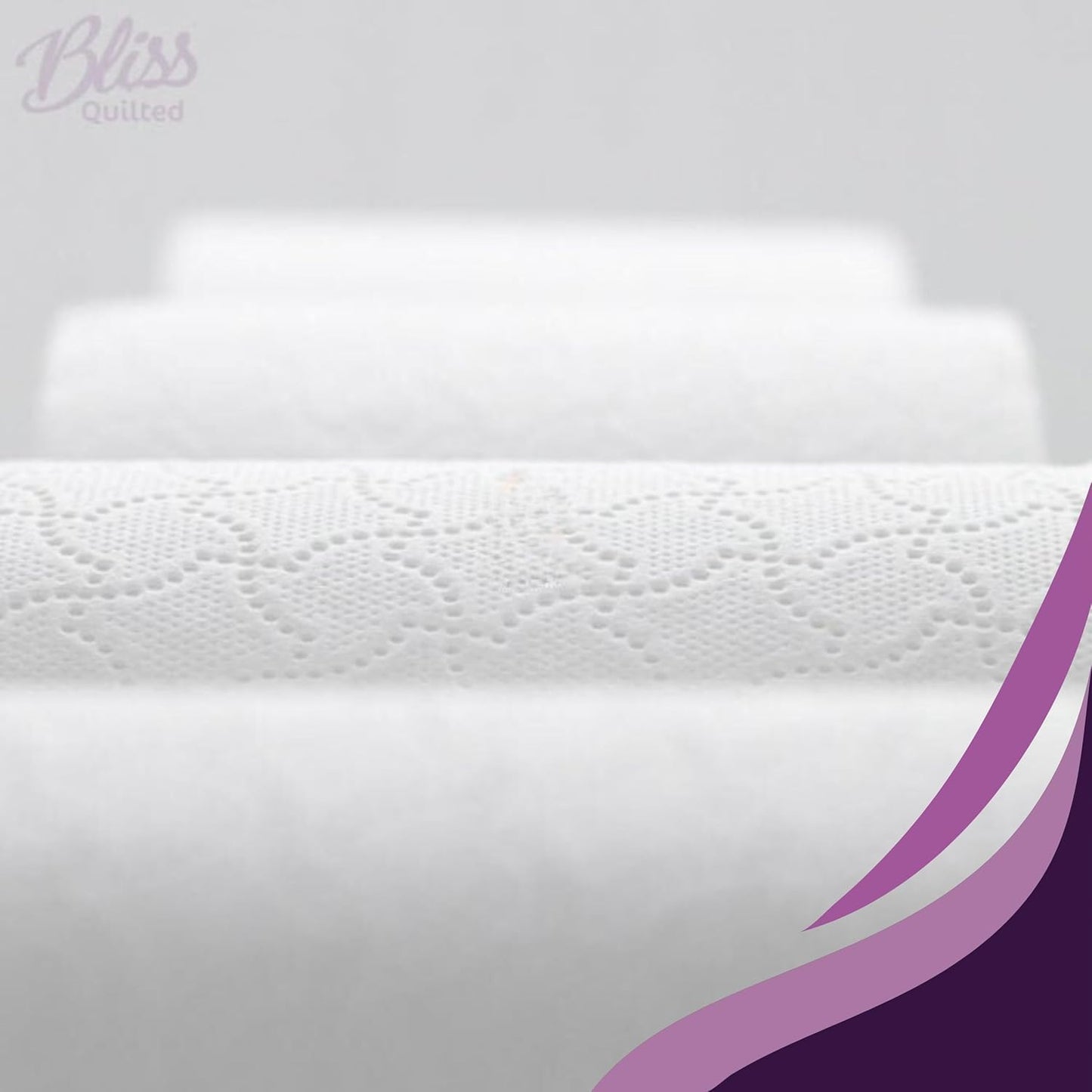Bliss Quilted 3-Ply Luxury Bathroom Tissue - 9 Rolls