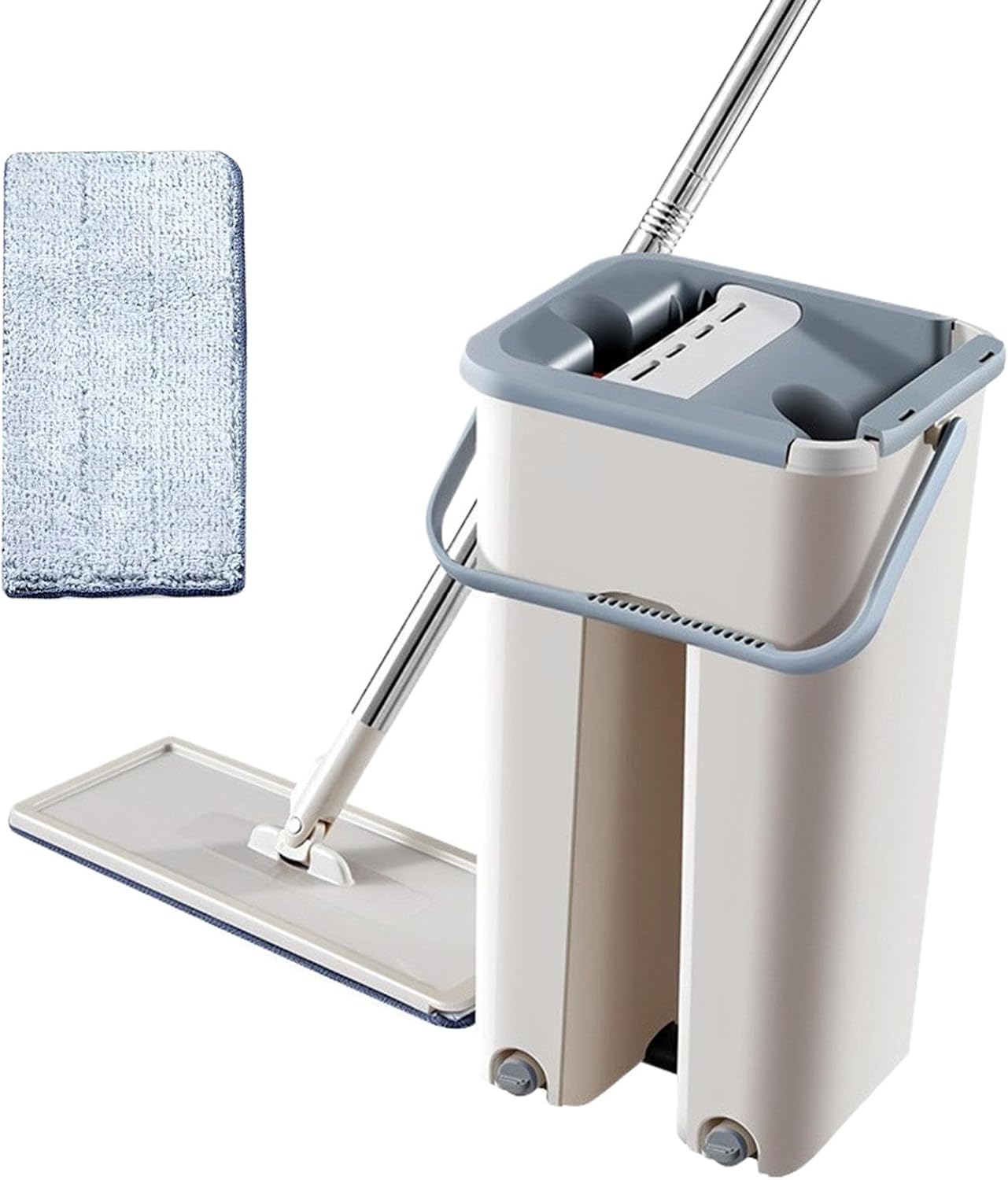 Easy-Clean Microfiber Mop and Bucket System for Effortless Housework