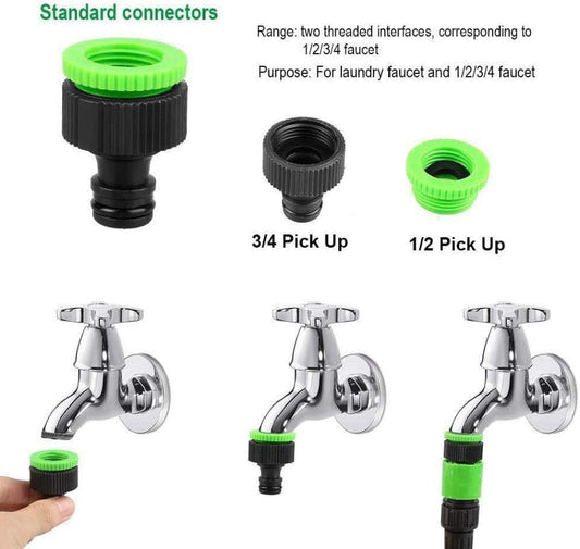 Expandable Garden Hose with Standard Connectors and Durable Design 100ft