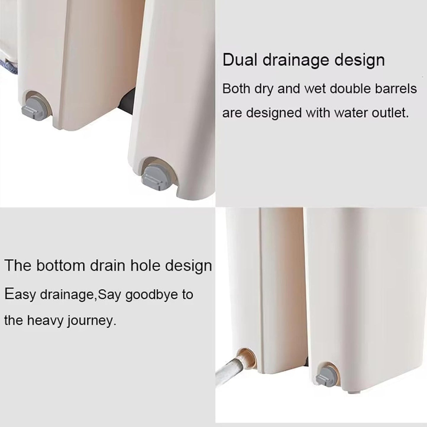 Easy-Clean Microfiber Mop and Bucket System for Effortless Housework