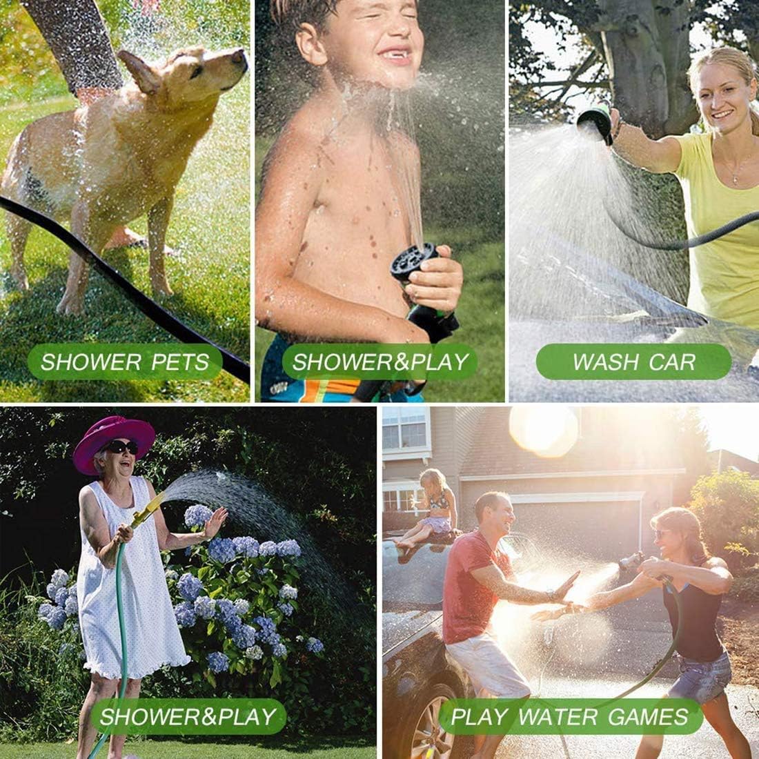 Expandable Garden Hose with Standard Connectors and Durable Design 100ft