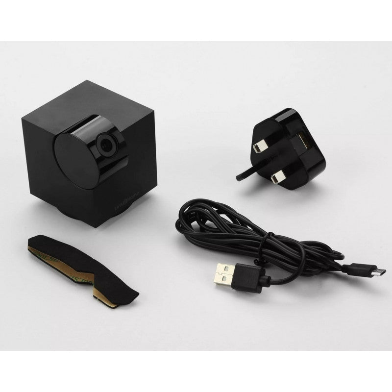 Link2Home Smart Square Pan & Tilt Indoor Camera - 1080p HD with Night Vision & 2-Way Audio