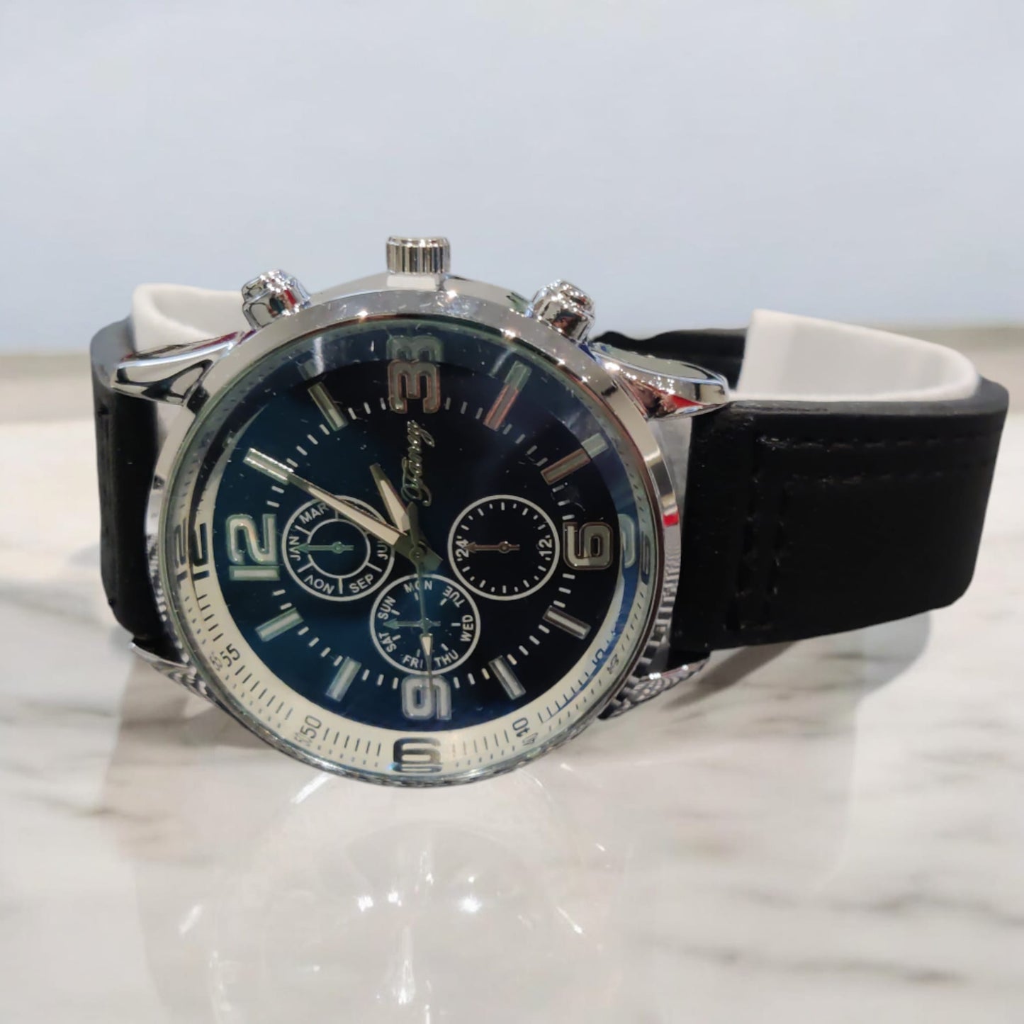 Men's Classic Gift Set - Watch, Wallet, Pen, Cufflinks & Keychain