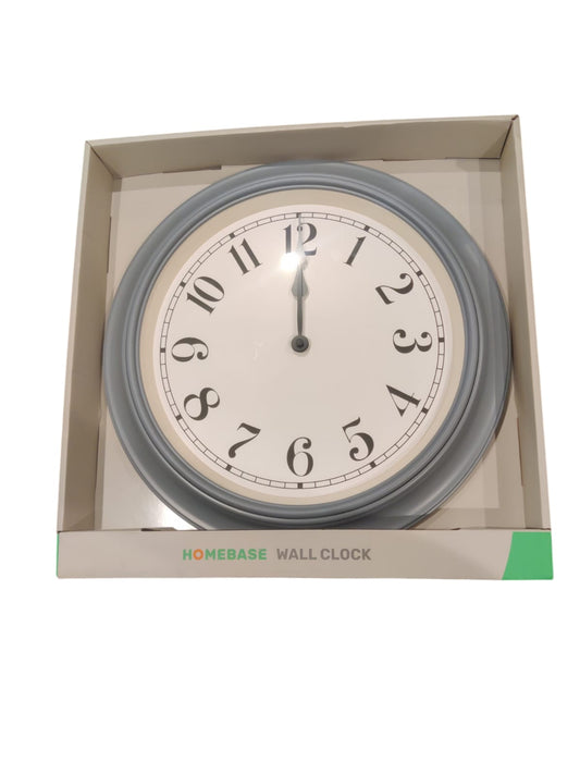 Homebase Round Wall Clock - Classic Design