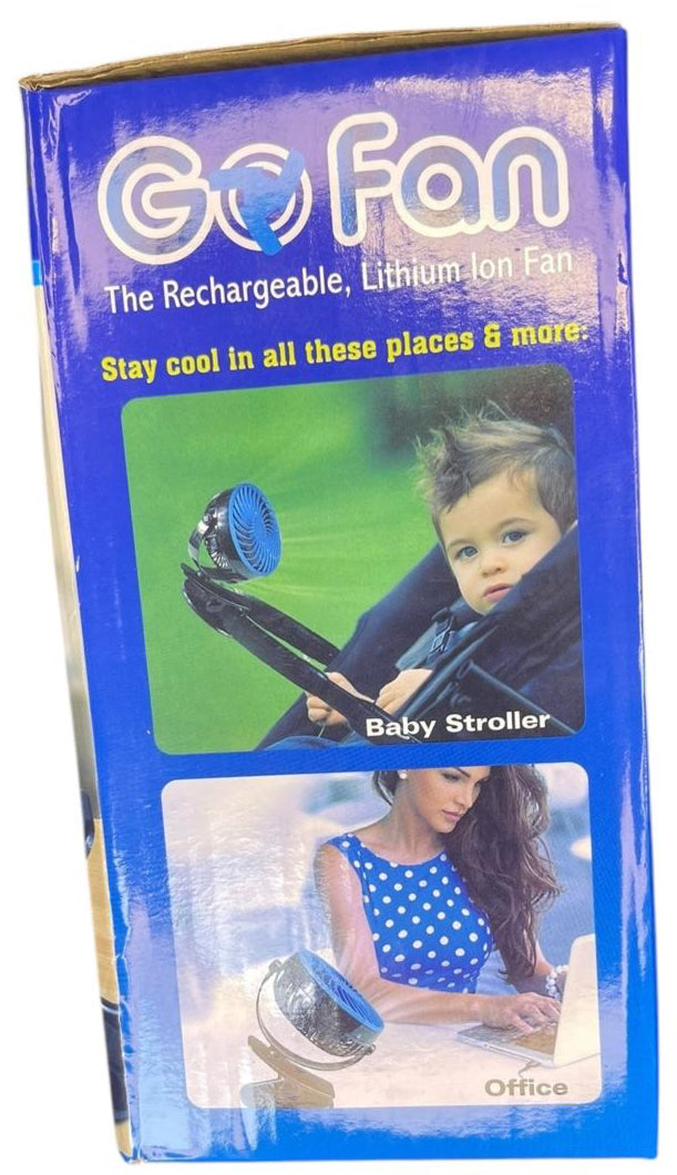 Go Fan Rechargeable Lithium-Ion Fan - Your Portable Cooling Solution
