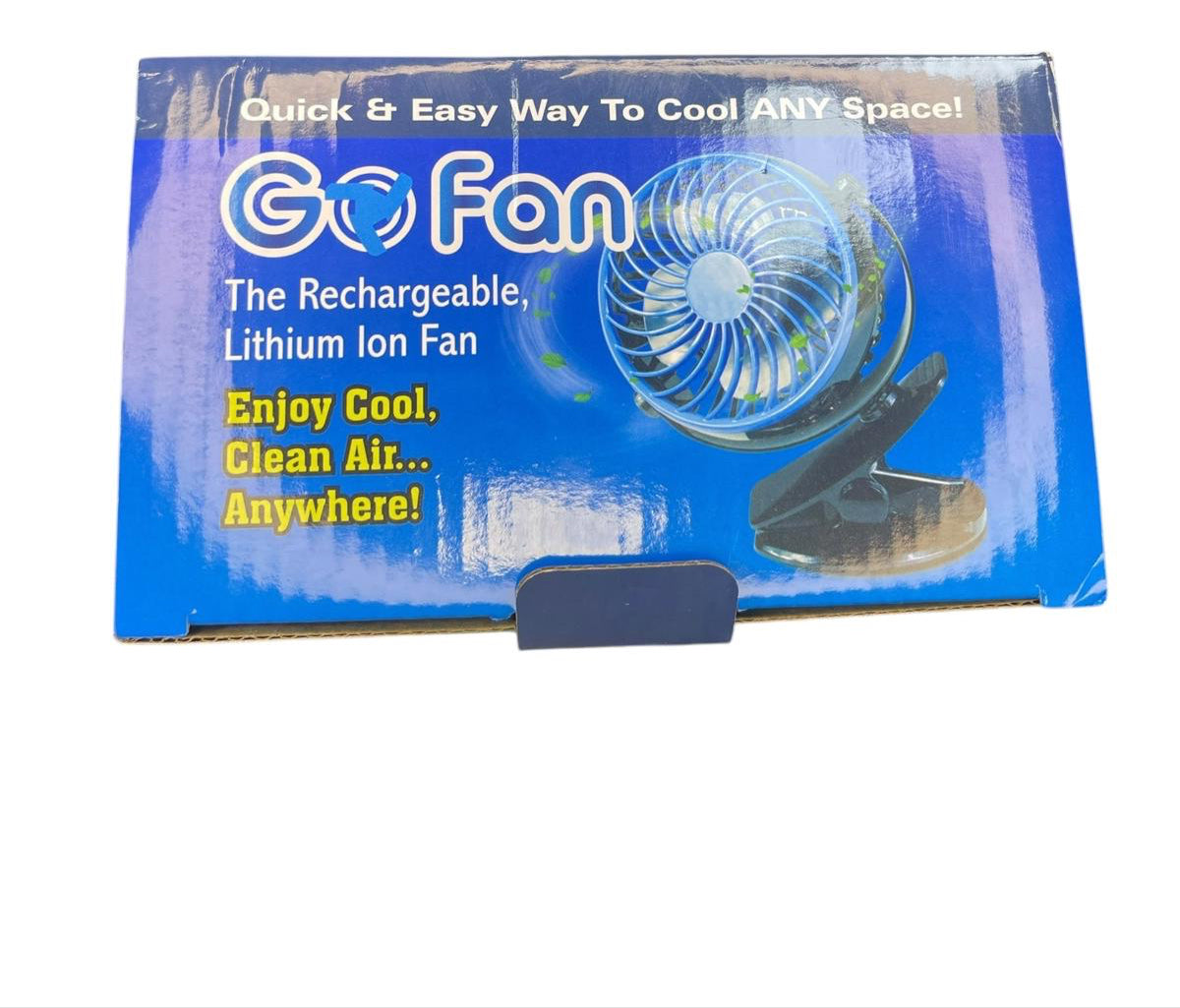 Go Fan Rechargeable Lithium-Ion Fan - Your Portable Cooling Solution
