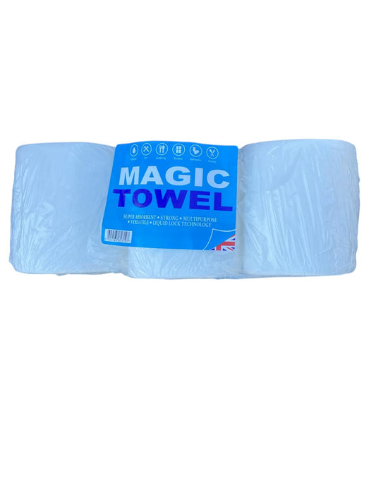 6 Pack Magic Towel Value Kitchen Roll
