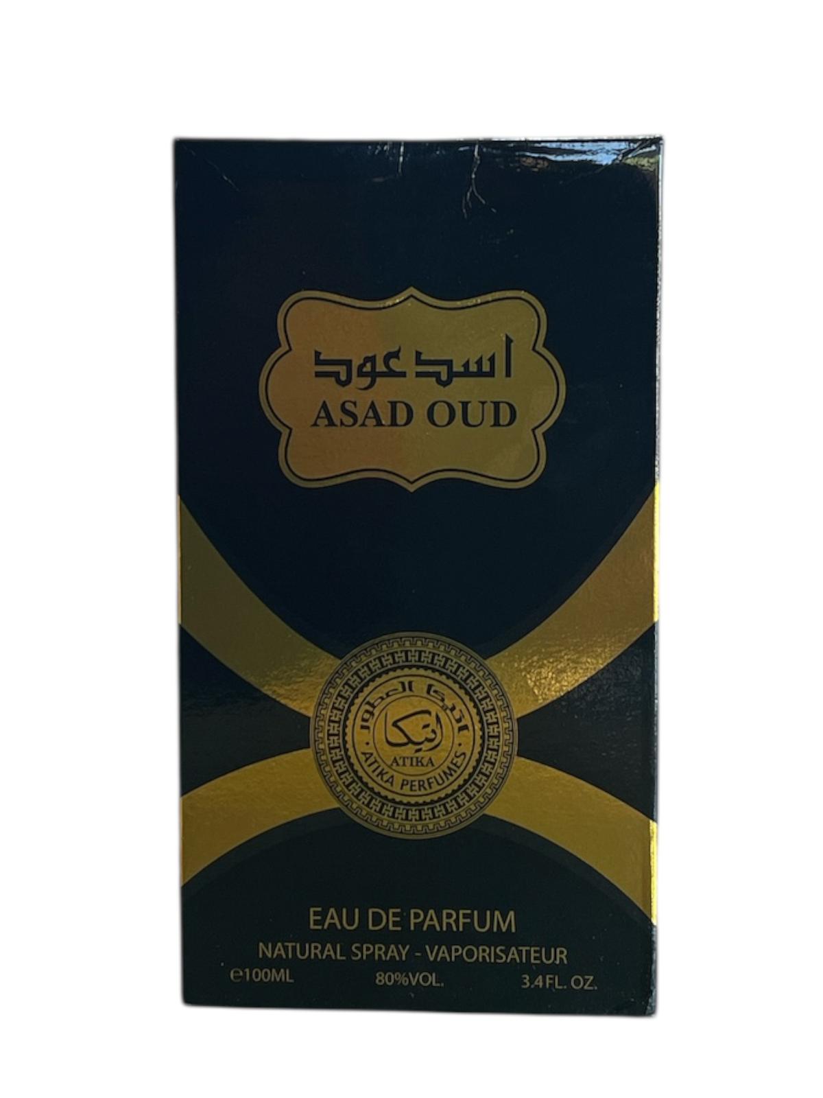 Asad Oud Eau De Parfum by Atika Perfumes - 100ml